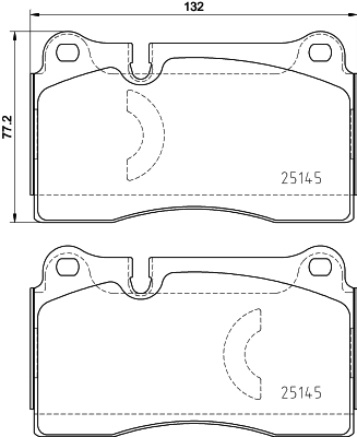 Brake Pad Set, disc brake PRIME LINE P 85 159
