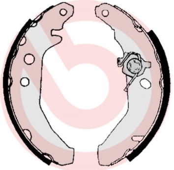 Brake Shoe Set ESSENTIAL LINE S 24 516