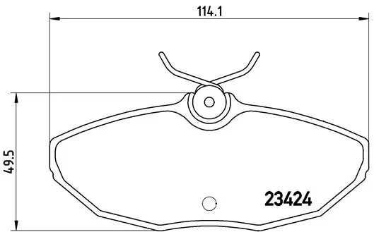 Brake Pad Set, disc brake PRIME LINE P 36 013
