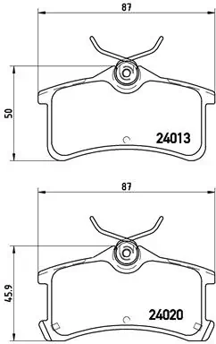 Brake Pad Set, disc brake PRIME LINE P 83 084