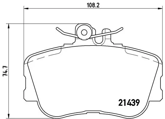 Brake Pad Set, disc brake PRIME LINE P 06 017