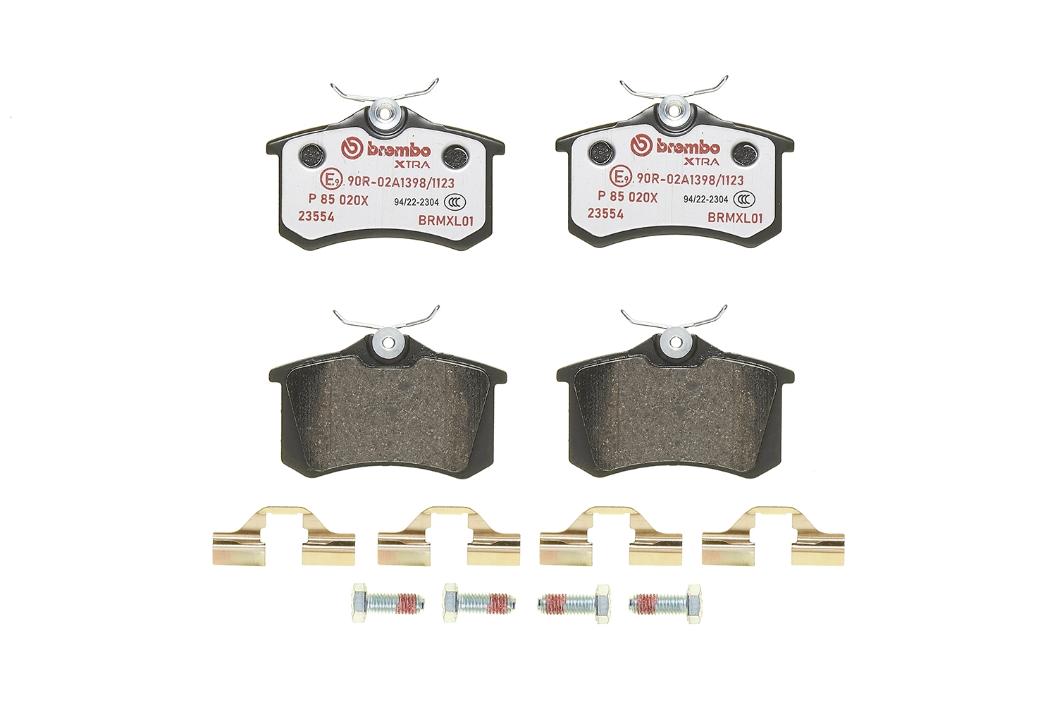 Brake Pad Set, disc brake XTRA LINE P 85 020X