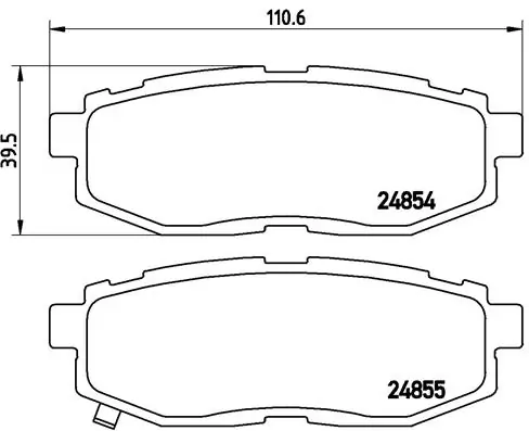 Brake Pad Set, disc brake PRIME LINE P 78 018