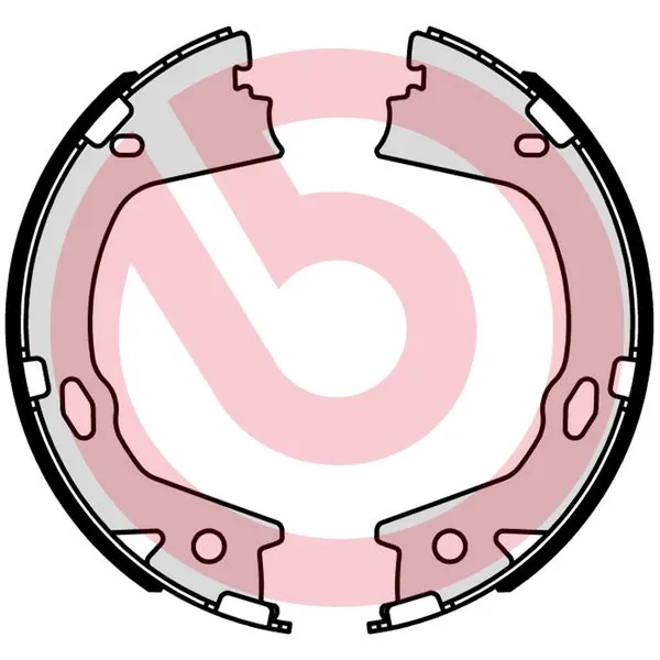 Brake Shoe Set, parking brake ESSENTIAL LINE S 30 546