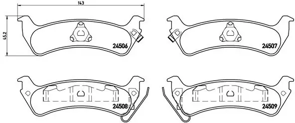Brake Pad Set, disc brake PRIME LINE P 37 012
