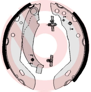 Brake Shoe Set ESSENTIAL LINE S 68 518