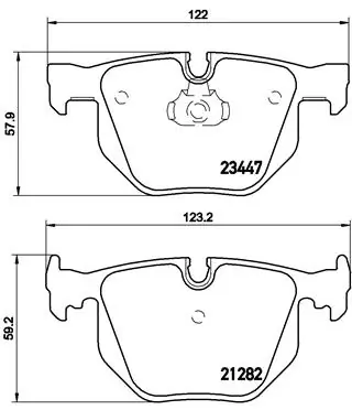 Brake Pad Set, disc brake PRIME LINE P 06 029