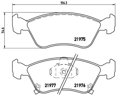 Brake Pad Set, disc brake PRIME LINE P 83 041