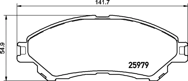 Brake Pad Set, disc brake PRIME LINE P 79 032