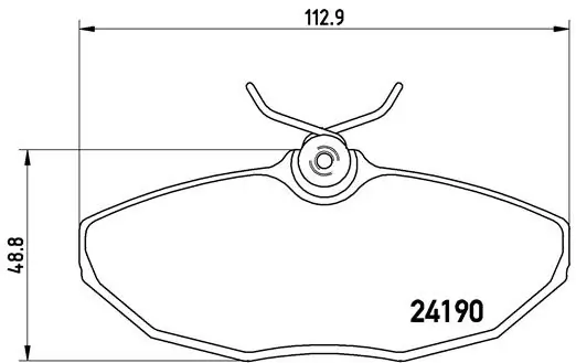 Brake Pad Set, disc brake PRIME LINE P 36 015