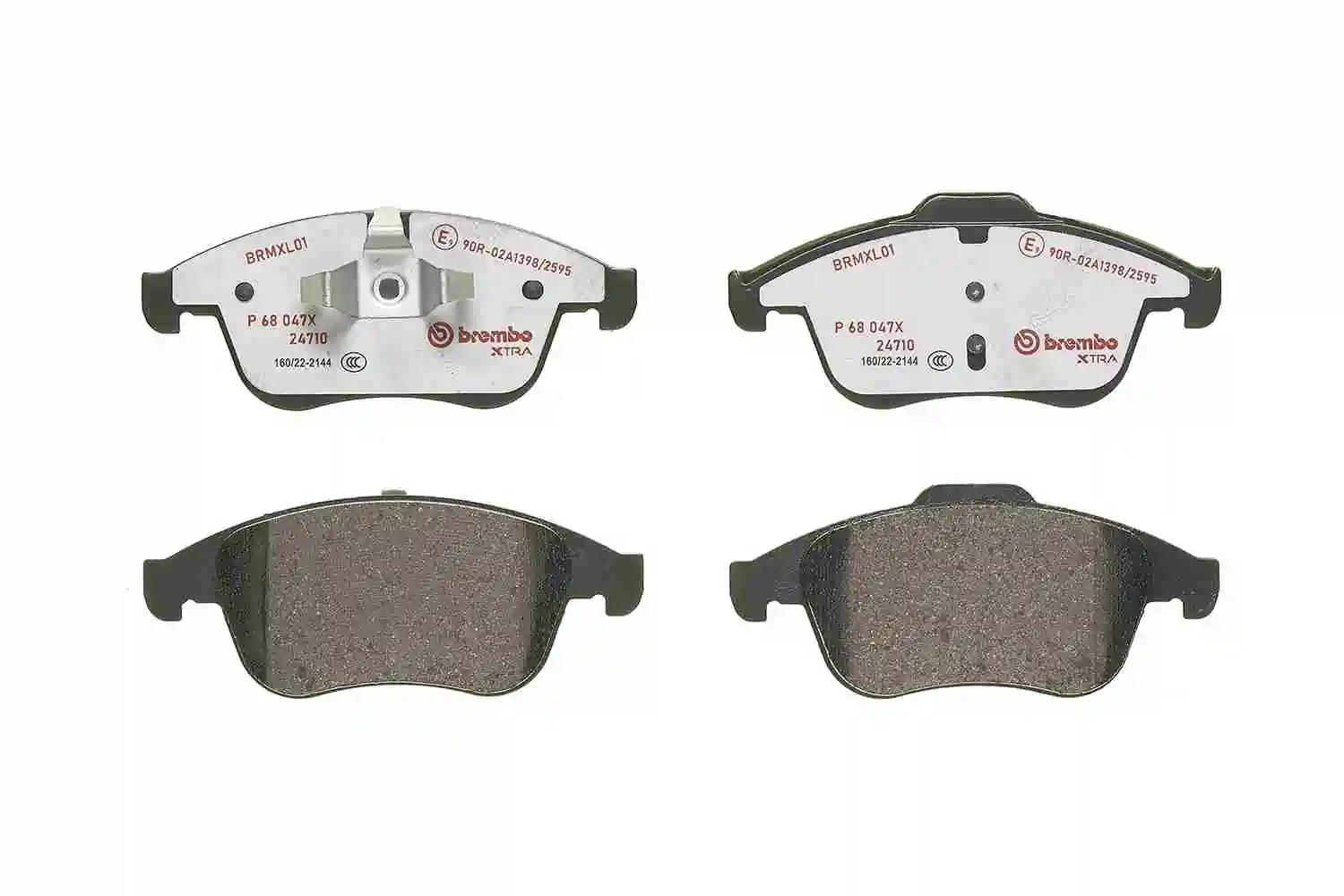 Brake Pad Set, disc brake XTRA LINE P 68 047X