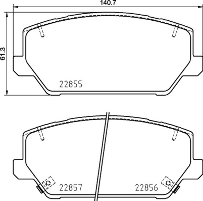 Brake Pad Set, disc brake PRIME LINE P 30 102
