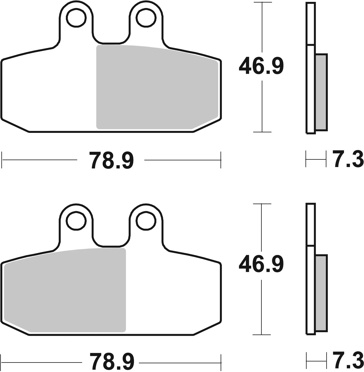 BREMBO 07057XS Original