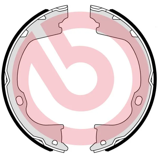 Brake Shoe Set, parking brake ESSENTIAL LINE S 37 510