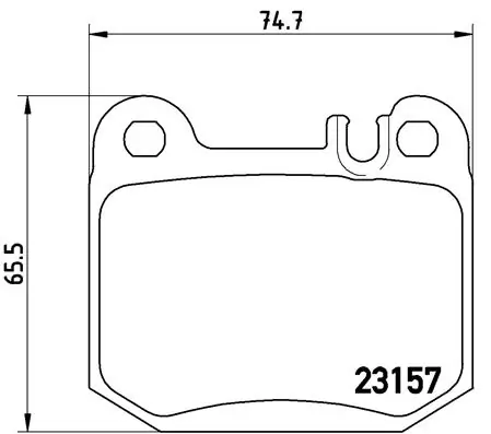 Brake Pad Set, disc brake PRIME LINE P 50 043