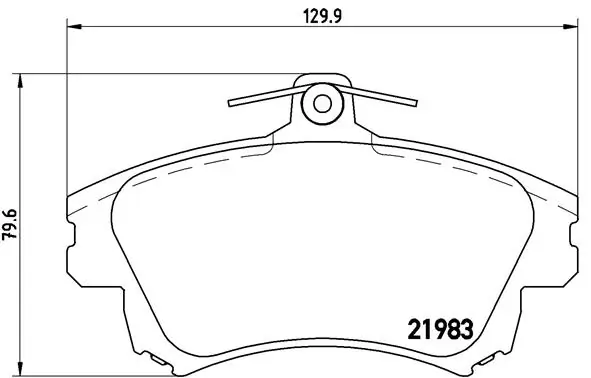 Brake Pad Set, disc brake PRIME LINE P 54 036