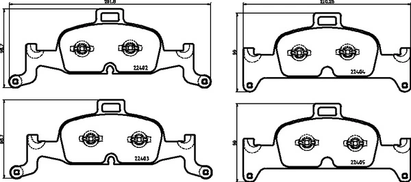 Brake Pad Set, disc brake PRIME LINE P 85 164