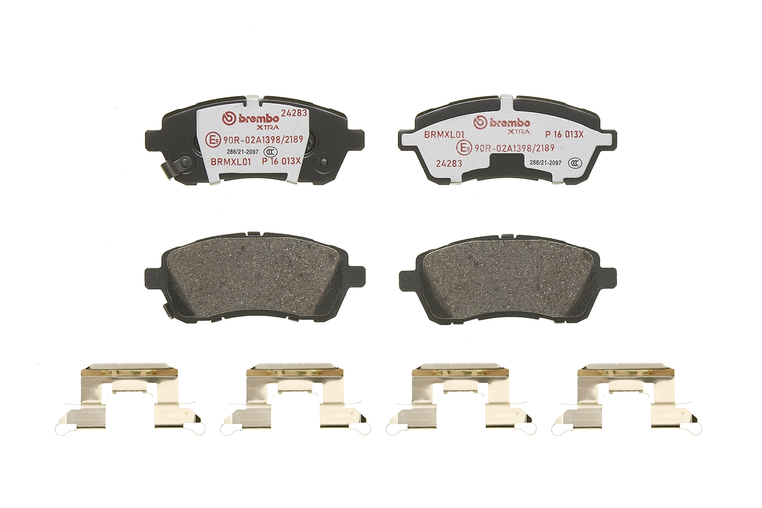 Brake Pad Set, disc brake XTRA LINE P 16 013X