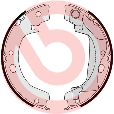 Brake Shoe Set, parking brake ESSENTIAL LINE S 83 560