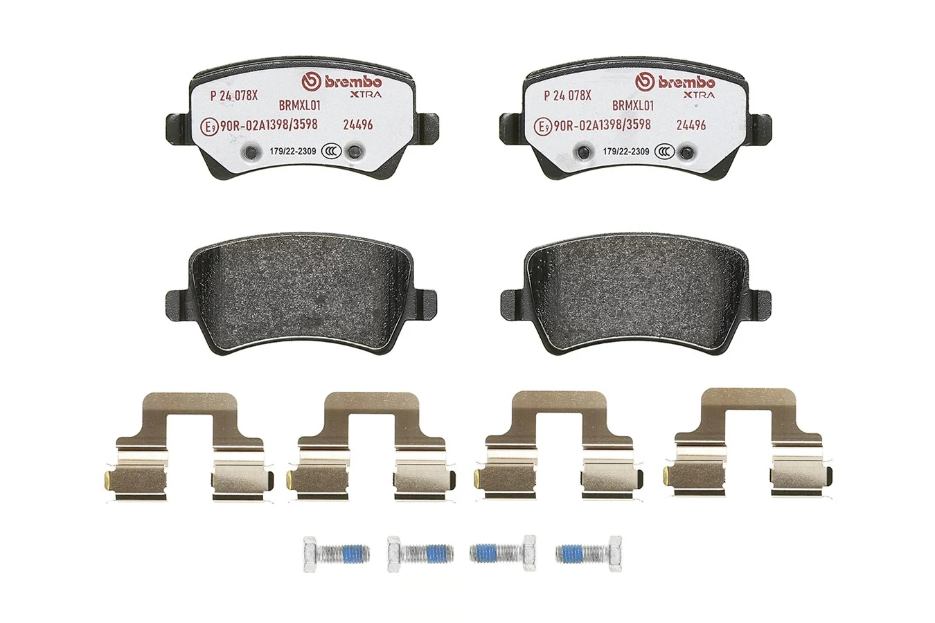 Brake Pad Set, disc brake XTRA LINE P 24 078X
