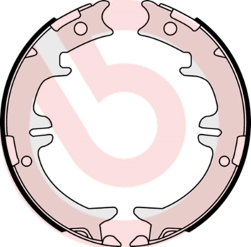 Brake Shoe Set, parking brake ESSENTIAL LINE S 83 542