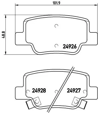 Brake Pad Set, disc brake PRIME LINE P 83 114