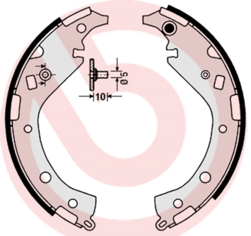 Brake Shoe Set ESSENTIAL LINE S 83 549