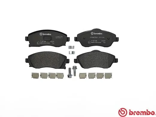 Brake Pad Set, disc brake PRIME LINE P 59 036