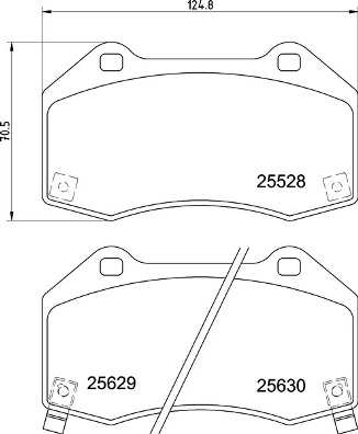 Brake Pad Set, disc brake PRIME LINE P 59 094