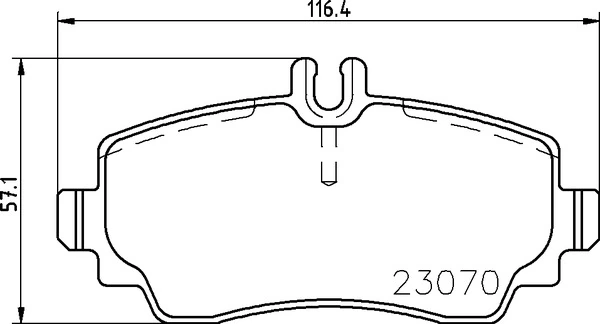 Brake Pad Set, disc brake PRIME LINE P 50 047