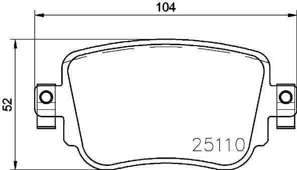 Brake Pad Set, disc brake PRIME LINE P 85 140