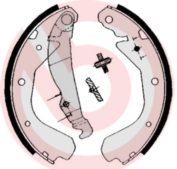 Brake Shoe Set ESSENTIAL LINE S 59 509