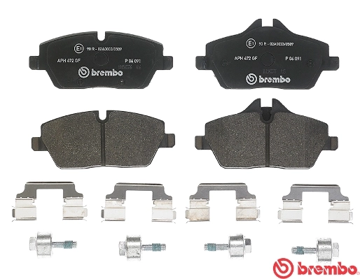 Brake Pad Set, disc brake PRIME LINE P 06 091