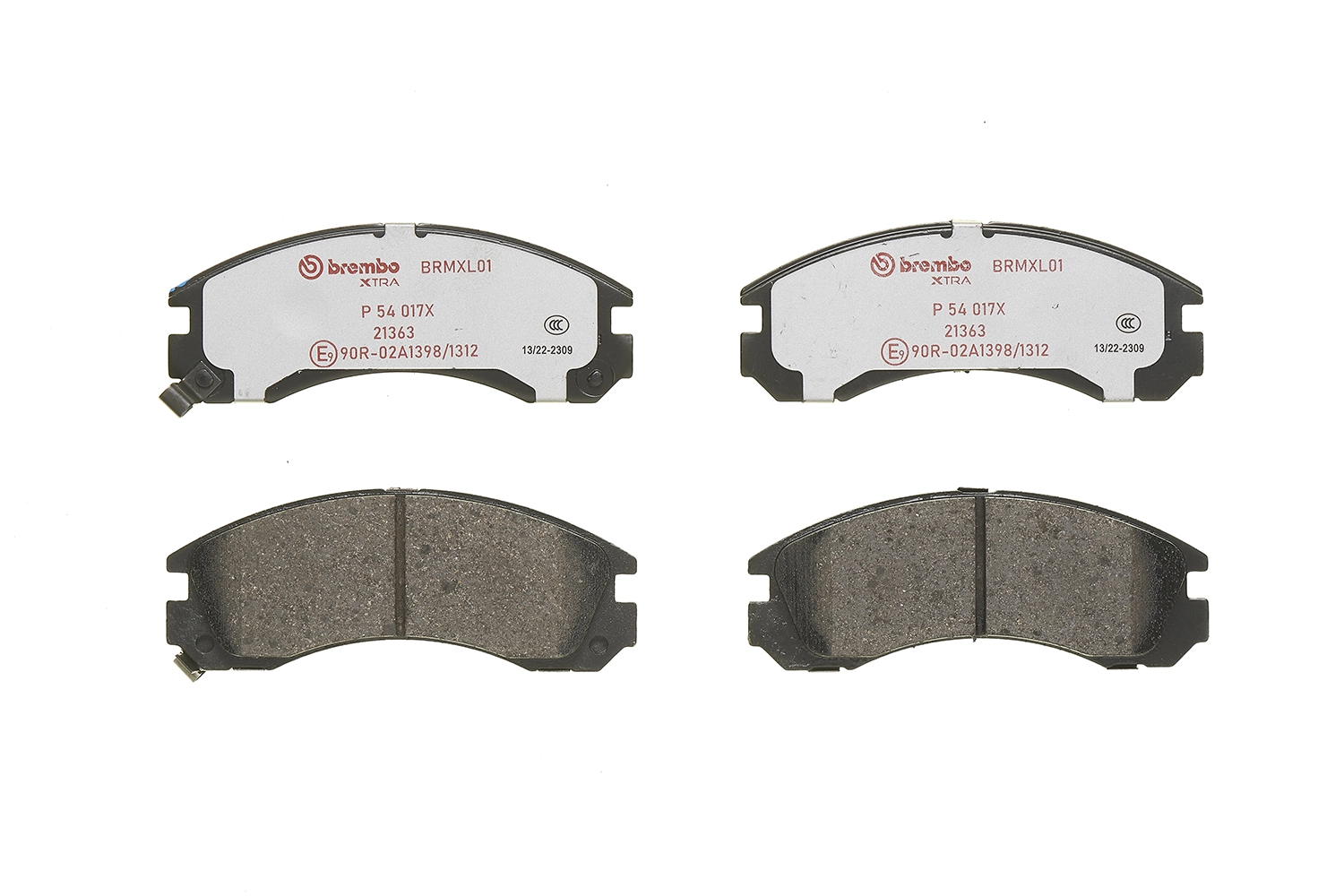 Brake Pad Set, disc brake XTRA LINE P 54 017X