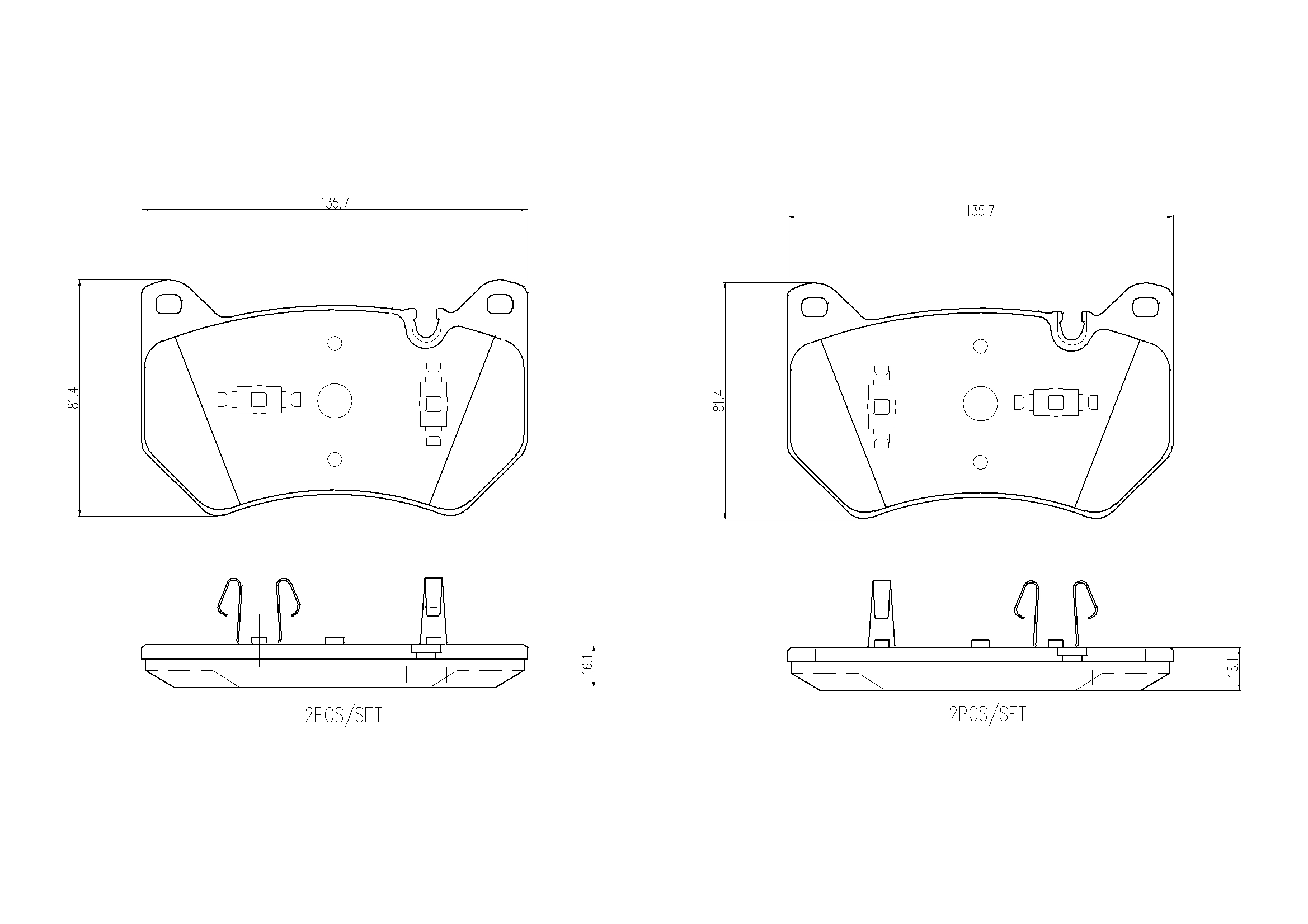 Brake Pad Set, disc brake PRIME LINE P 85 181