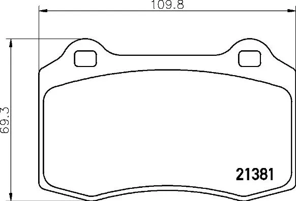 Brake Pad Set, disc brake PRIME LINE P 36 020