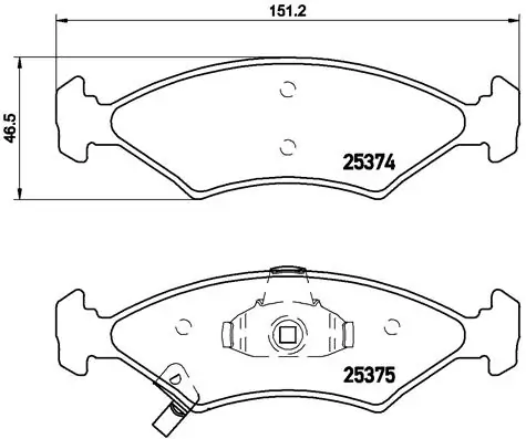 Brake Pad Set, disc brake PRIME LINE P 30 062