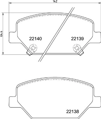 Brake Pad Set, disc brake PRIME LINE P 07 007