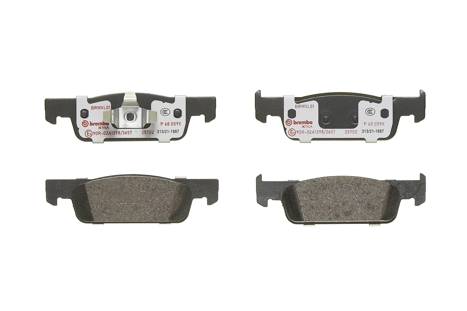 Brake Pad Set, disc brake XTRA LINE P 68 059X