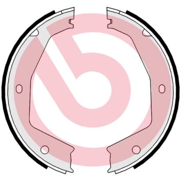 Brake Shoe Set, parking brake ESSENTIAL LINE S 24 550