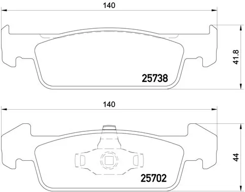 Brake Pad Set, disc brake PRIME LINE P 68 060