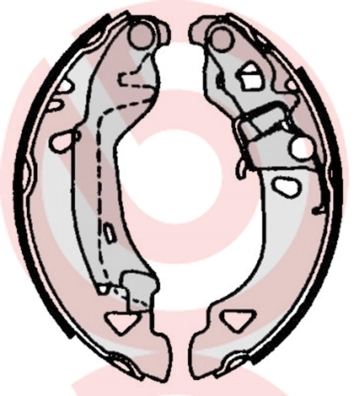 Brake Shoe Set ESSENTIAL LINE S 23 513