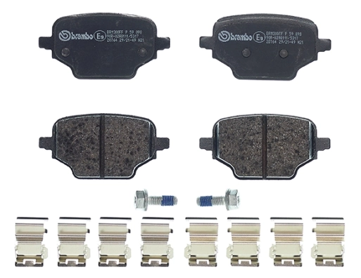 Brake Pad Set, disc brake PRIME LINE P 59 098