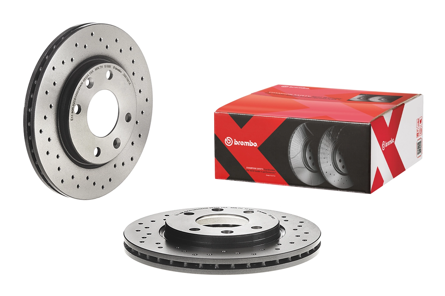 Brake Disc XTRA LINE - Xtra 09.5196.1X