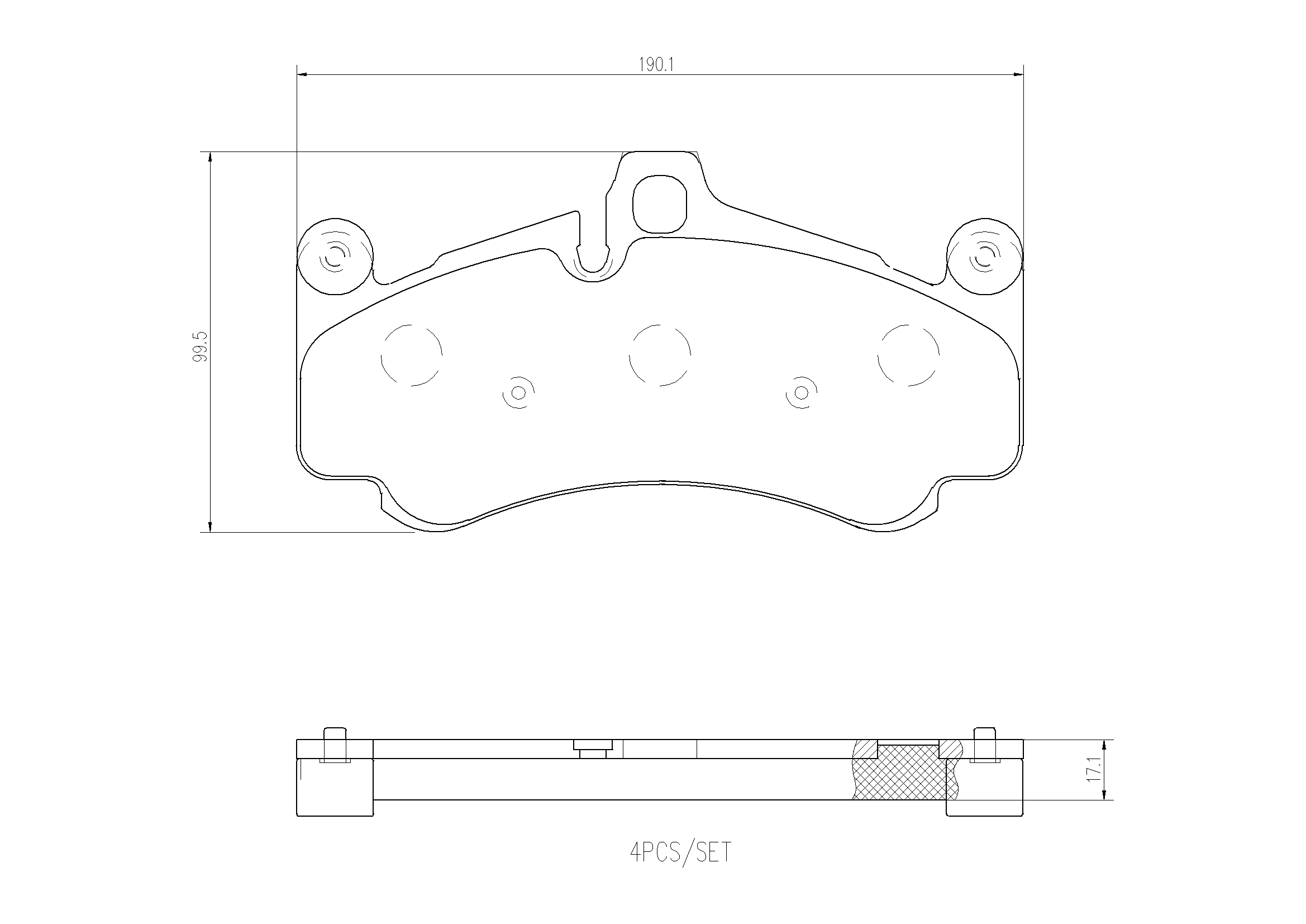 Brake Pad Set, disc brake PRIME LINE P 65 034