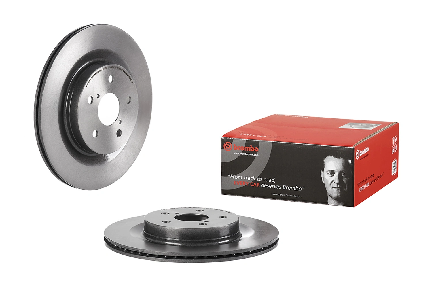 Brake Disc PRIME LINE - UV Coated 09.D981.11