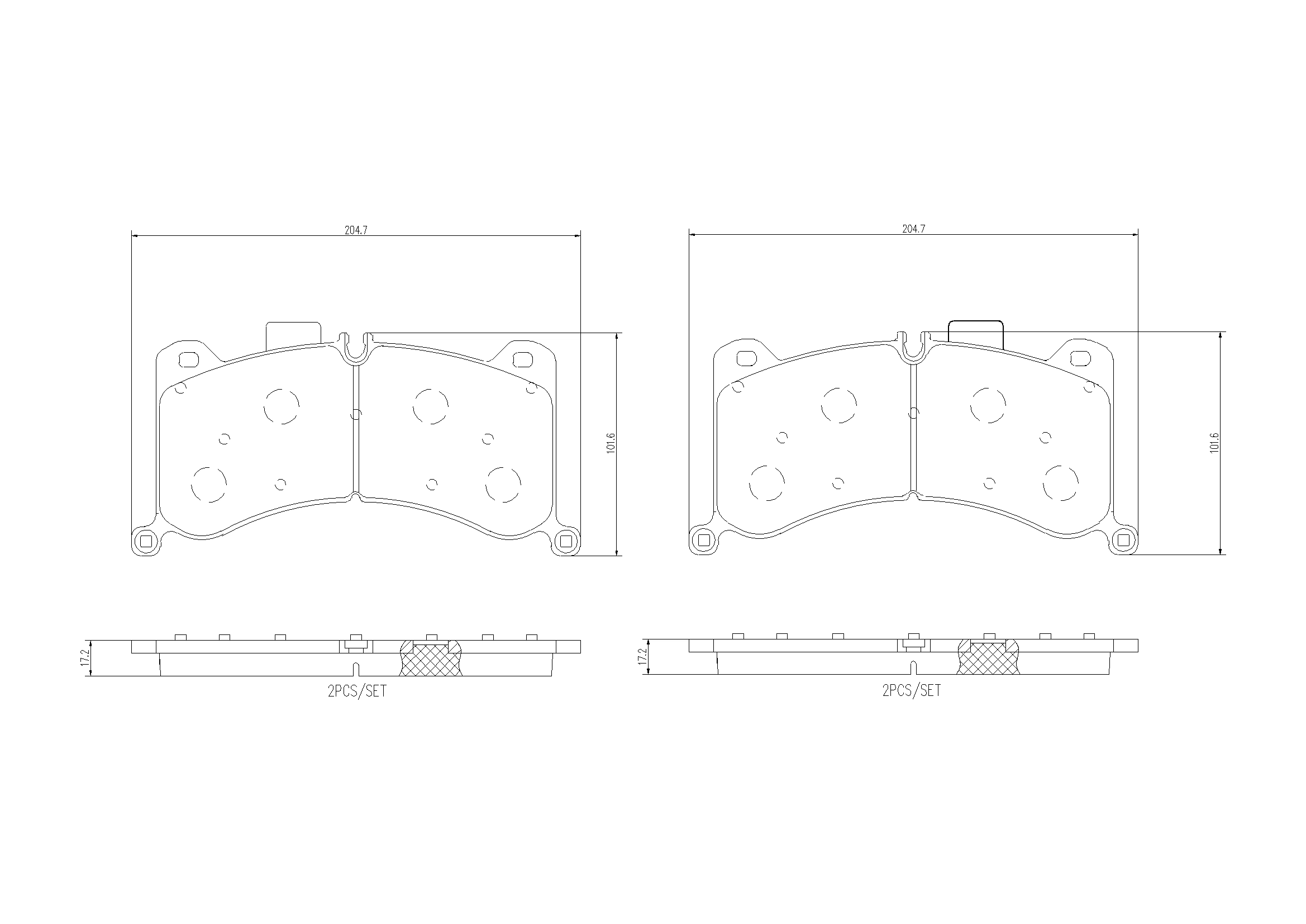 Brake Pad Set, disc brake PRIME LINE P 85 183