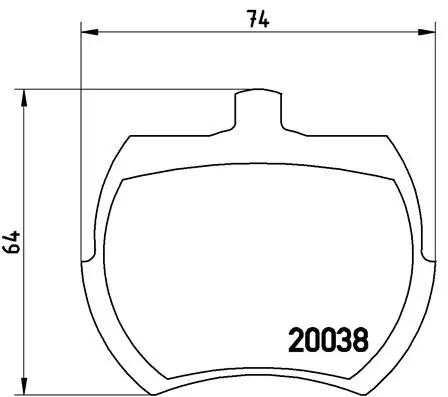 Brake Pad Set, disc brake PRIME LINE P 52 002