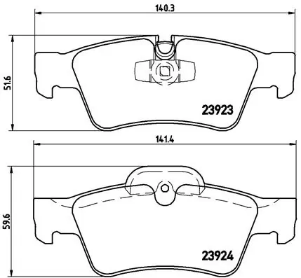 Brake Pad Set, disc brake PRIME LINE P 50 064