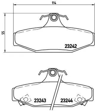 Brake Pad Set, disc brake PRIME LINE P 15 004